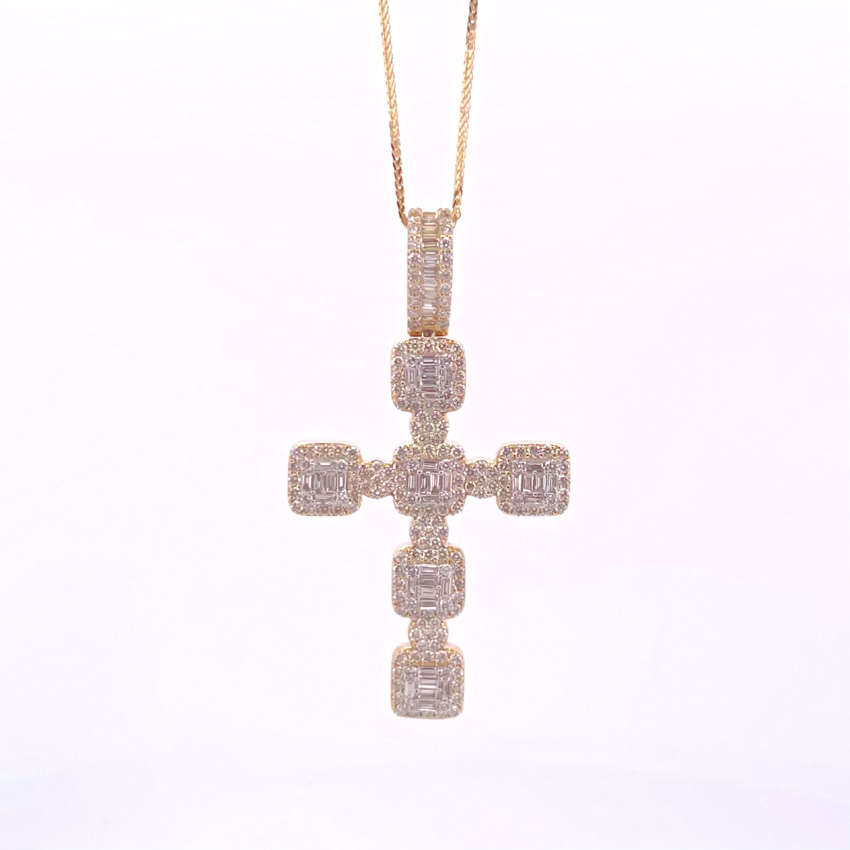 Chunky cross pendant deals