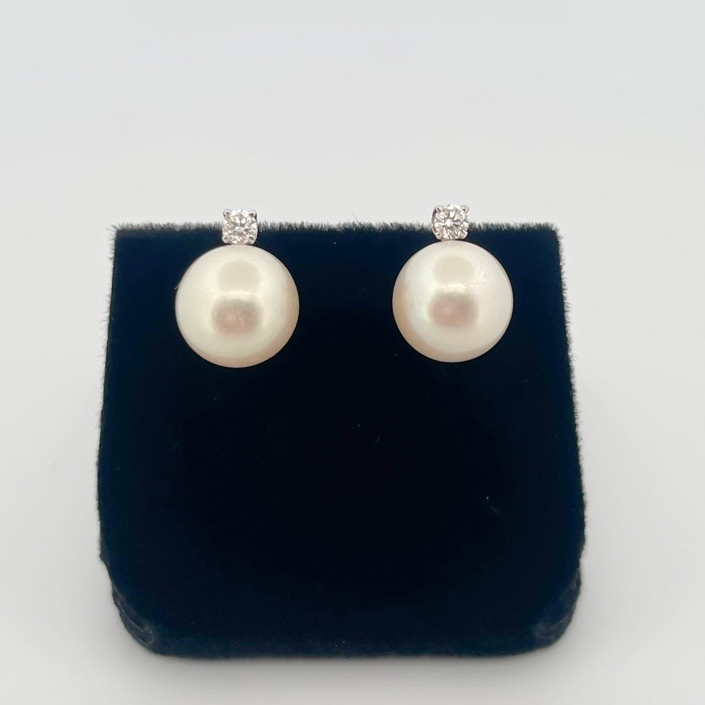 Pearl Diamond Earrings