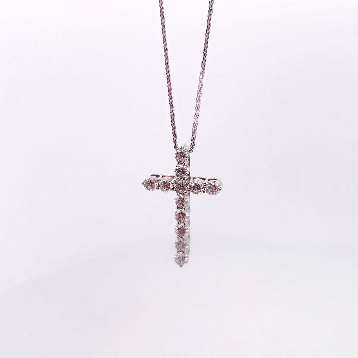 Extra large diamond cross pendant Clearance