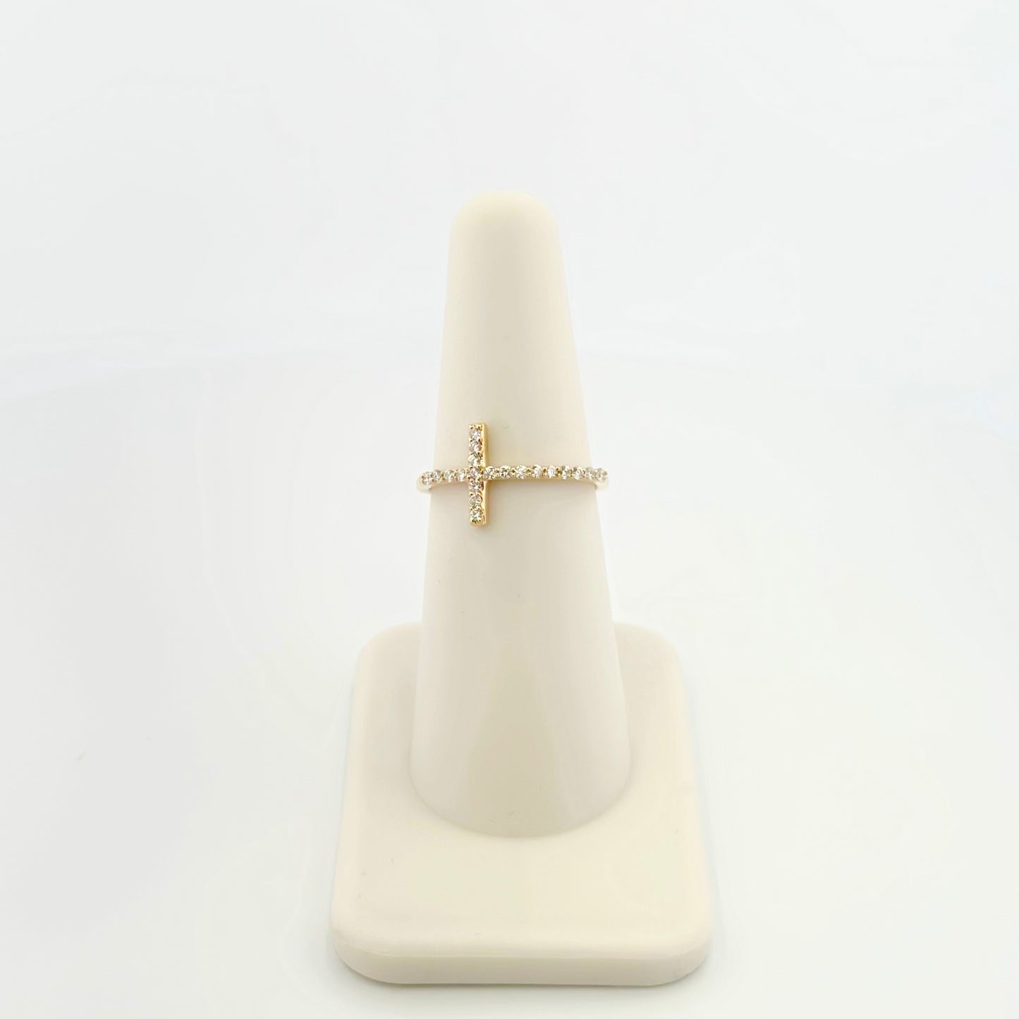 Cross Diamond Ring