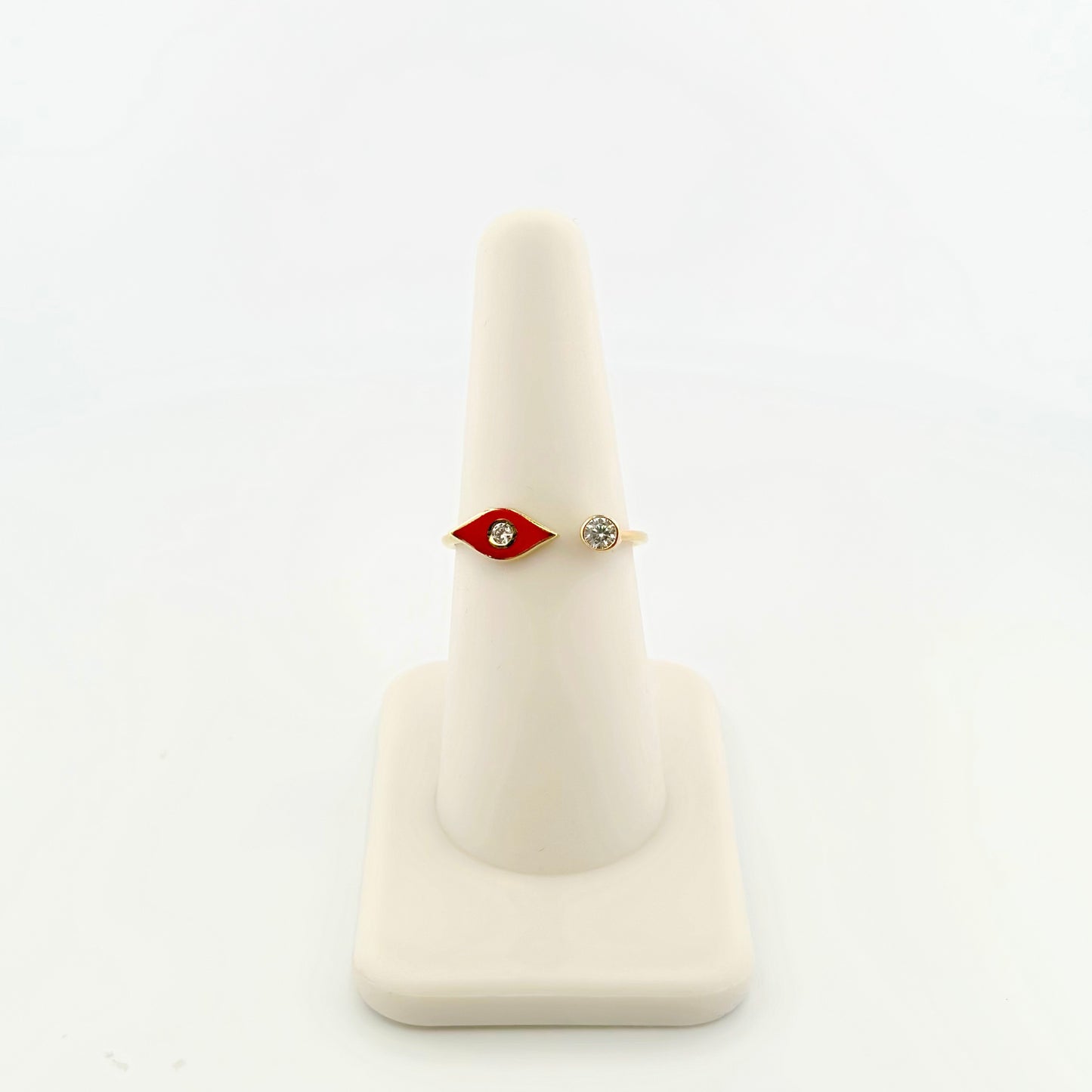 Colored Evil Eye Ring