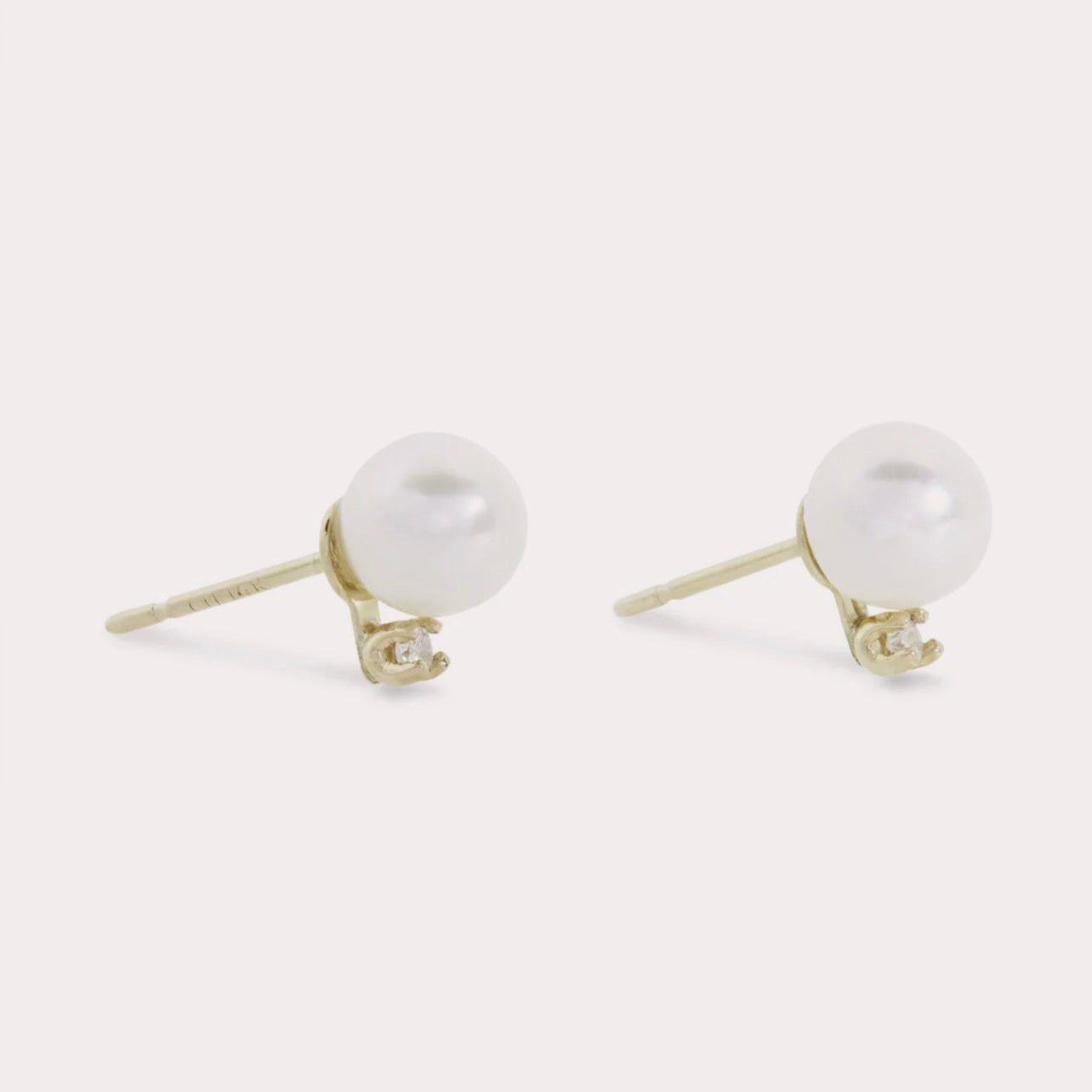 Pearl Diamond Earrings